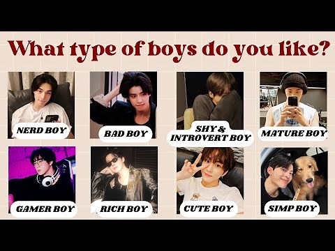 What’s Your Boy Type? 💘✨ 😳 | Fun Quiz Game 💘 (Requested) | ‪@quizgalaxtopia‬