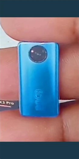 MINI Celular Poco x3 pro blue #shorts