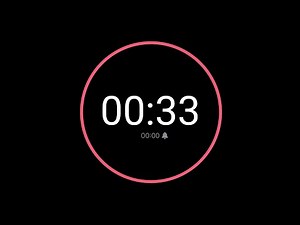 33 Second Countdown Timer / iPhone Timer Style