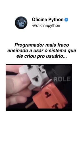 Oficina Programador - Python, SQL & Programação on Instagram: "REAL ISSO ?? 🤪🫵👨‍💻 🚨Comente “Eu Quero” se quiser aprender Python do Zero e conseguir sua primeira vaga de emprego na área da programação 👨‍💻 ☑️ Siga nossos parceiros: 🔸@githubacademy 🔸@python_brasil #programacao #python #ti #dev #tecnologia #pythonbrasil #programadoresiniciantes #backend #frontend #aprenderprogramar"