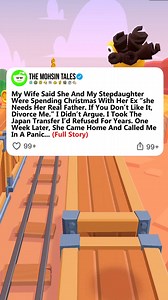 333K views · 4.1K reactions | My Wife Said She And My Stepdaughter Were Spending Christmas With Her Ex “she Needs Her Real Father. If You Don’t Like It, Divorce Me.” I Didn’t Argue. I Took The Japan Transfer I’d Refused For Years. One Week Later, She Came Home And Called Me In A Panic... (Full Story) | The Mohsin | Facebook