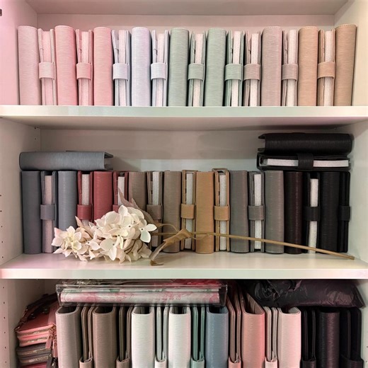 A6 Luxury Ripple Binders With Silver Colour Rings - Etsy UK