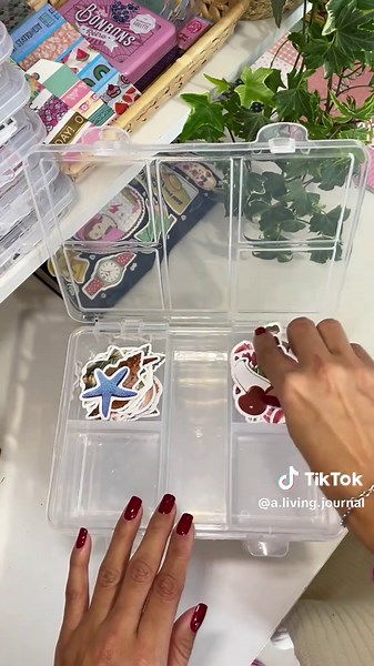 Organizing My Stickers for Easy Journaling
