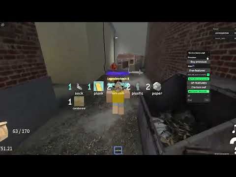 live in a back alley simulator [beta] script (OP) auto farm auto sell select and more