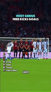 MOST GENIUS FREE KICK GOALS 🧠✅ #football #viral #freekick #genius