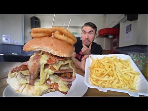 FAILED OVER 50 TIMES.. The INSANE MONSTER Burger Challenge | Joel Hansen