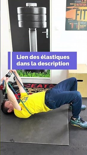 Floor Chest Press with Resistance Bands WITHOUT A BENCH