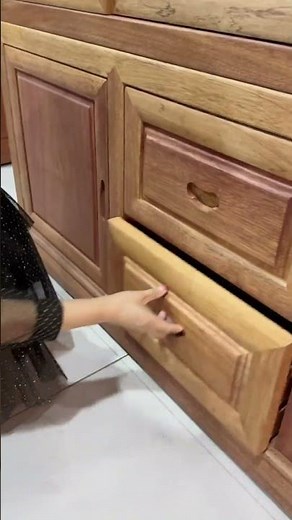 This Solid Wood Wardrobe Stores More Than You Think! 🌿✨ #furniture#interiordesign #home #wood#shorts
