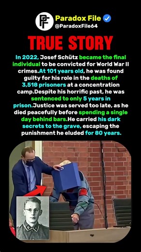 The last Nazi to face justice... ⚖️ #history #facts