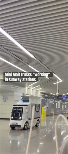 Mini Mail Trucks So Cute | They only moving around after office hours