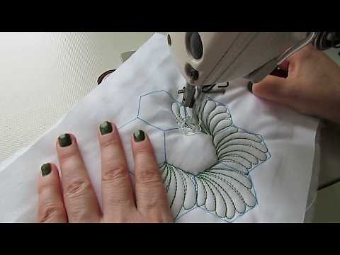 Free Motion Quilting Feathers