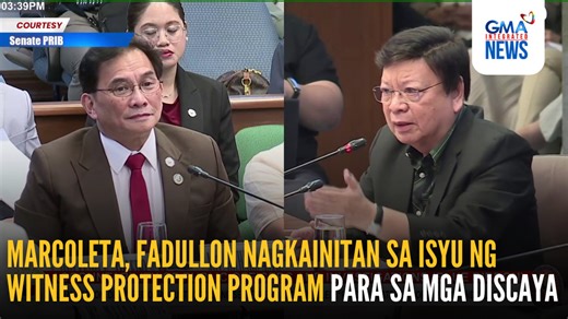 PANOORIN: Nagkaroon ng mainit na palitan sina Sen. Rodante Marcoleta at Prosecutor General Richard Fadullon hinggil sa umano’y kondisyon ng restitution para mapasailalim sa Witness Protection Program (WPP) ang mga Discaya. Giit ni Marcoleta, hindi dapat gawing kondisyon ang restitution sa pag-a-apply sa WPP. Iginiit naman ni Fadullon na hindi ito requirement at kailangan munang makipag-ugnayan at magsumite ng ebidensya ang mga aplikante. Courtesy: Senate PRIB PANOORIN ANG LIVESTREAM: https://www