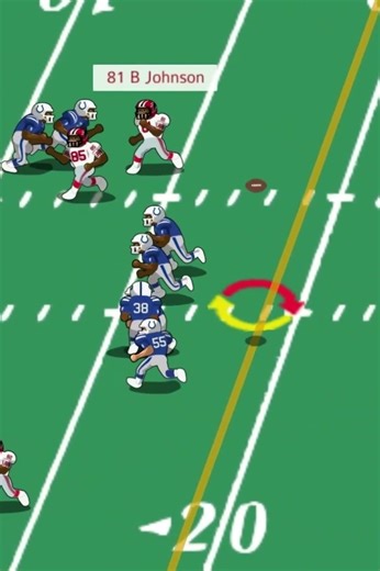 1984 Falcons vs Colts (highlight) Billy Johnson touchdown pass.