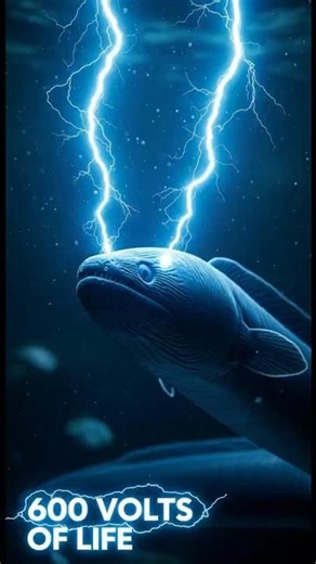 This Eel Can Generate 600 Volts — Nature’s Real Battery #shorts