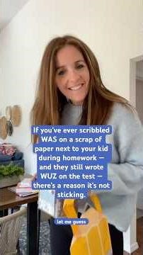 Why Your Child Writes WUZ for Was (And How to Fix It)