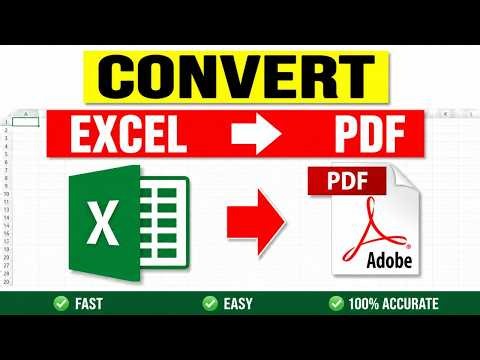 How to Convert Excel file into PDF in MS Excel | Save Excel file as PDF | Excel to PDF Convert