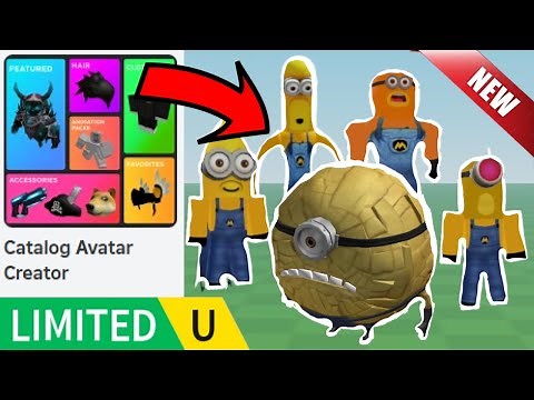 🔥How to Make all MEGA MINION AVATARS in ROBLOX!🍌