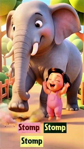 E is for Elephant Learn ABC with fun song #kidslearning #kidssongs