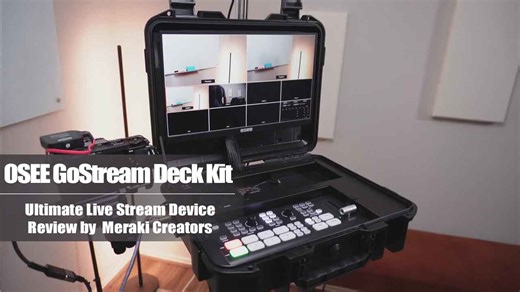 Osee's GoStream Kit includes a GoStream Deck switcher, a 14''...