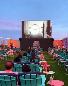 Hey Miami 👋 The ultimate cinema experience is in South Beach 🤩 Join us for Rooftop movies featuring cinema-style seating and a huge LED screen, plus a full bar, lawn games and elevated cinema eats 🤩 Tickets are on sale NOW – grab yours today! 🎟 | Rooftop Cinema Club