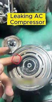 How to Repair a Leaking AC Compressor