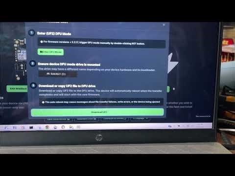 WisBlock starter kit 3.5 minutes from boot to web client