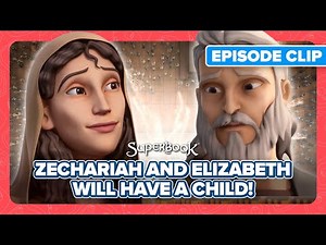 God Hears Our Prayers | Superbook - The Birth of John the Baptist English Clip