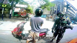 Shout out kay Sir sa Checkpoint. Good vibes lang sana tayo lahat 🖤 #MotoBlack #StaySafe | MotoBlack