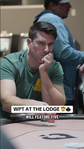 The World Poker Tour's FIRST EVENT in TEXAS at The Lodge 🇺🇸 ⭐ #wpt #poker #shorts