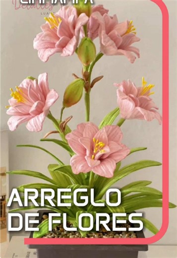 Tutorial de arreglo de flor amarilis completo #tutorials #arreglosflorales #DIY #flores #amarilis