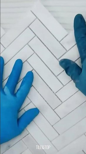 Wall Transformation: Oriental White Mosaic