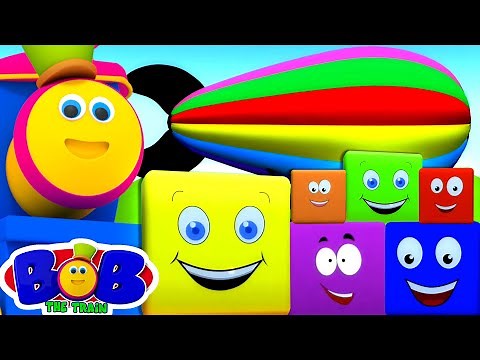 Colors Song | Colors Ride with Bob The Train | Nursery Rhymes | Children's Music | Cartoon Songs