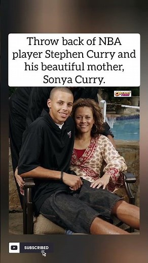 Throwback: Stephen Curry & His Beautiful Mother Sonya Curry 📸🏀#shorts