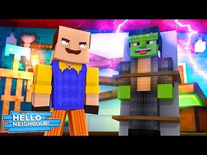 Minecraft Hello Neighbour - THE NEIGHBOUR HAS CREATED A MONSTER!