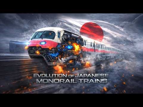🇯🇵 Evolution of Japanese Monorail Trains | From 1961 to the Future | Cinematic AI Evolution