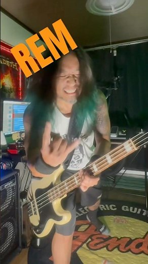 Shiny Happy People bass line : REM BASS COVER