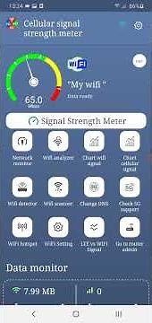 Cell Phone signal strength meter by dBm V5.9