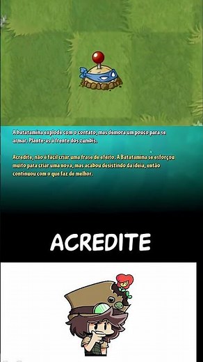 Mostrando o almanaque das plantas do PVZ 2! batata mina!! #shorts #curiosidade #gamer