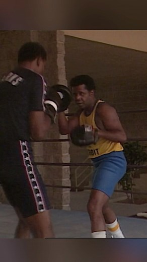 Top Rank Boxing on Instagram: "We turn back the clock to '87 ⏰ Thomas Hearns training with Emanuel Steward!"