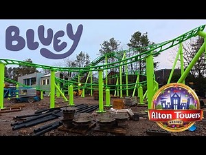 The NEW Alton Towers Bluey Roller Coaster Is BIGGER Than Expected!