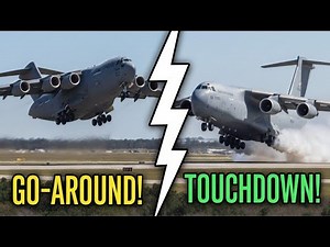 Huge Aircraft Battling Extreme Winds | Insane Go-Arounds & Landings