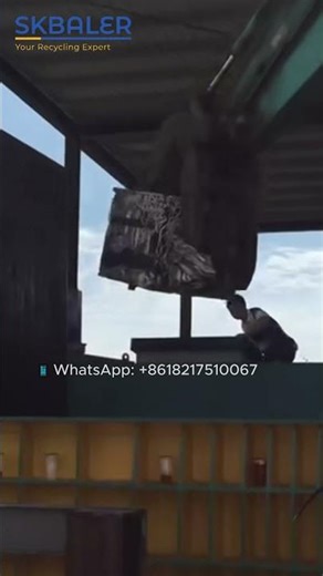 How a Metal Scrap Baler Packs Steel & Aluminum in minutes | Heavy Hydraulic Baling Machine