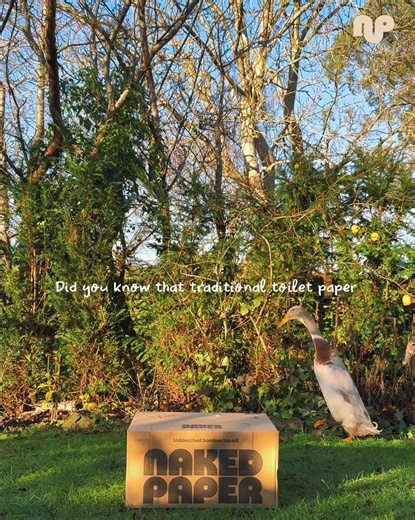 An easy change to make that feels like a really good one. 🙌 Unbleached toilet roll (so no unnecessary processing), made from recycled cardboard or bamboo, and the rolls are double-length – so they actually last longer. Delivered to your door – and more affordable than we expected. Verify: nakedpaper.com/green-creds | Naked Paper