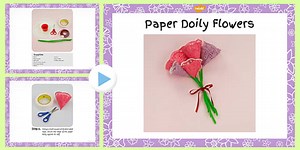 How to Make Paper Flowers for Kids PowerPoint