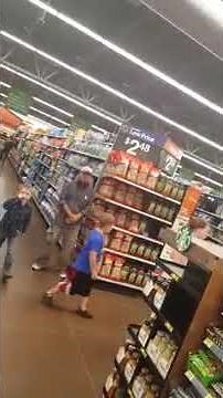 Angry guy screaming at Walmart