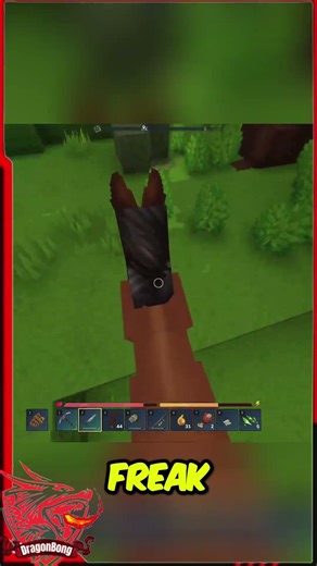 Looks Like A Minecraft HORSE!🐴 I CAN ACTUALLY RIDE IT! 🤩 #hytale #shorts
