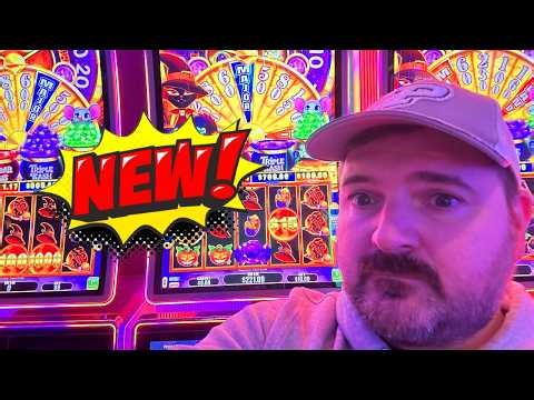 NEW SLOT ALERT! Whisker Wheels Triple Tricky Slot Machine EPIC SESSION!