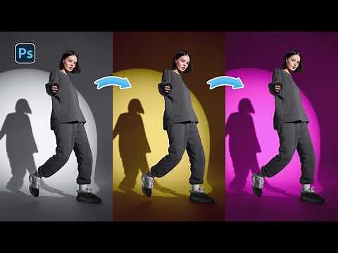 Adobe Photoshop 2024 Tutorials - How to Blend Background Colors of photos taken in the Studio
