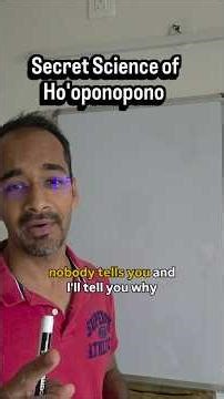 Nobody Explains This Secret of Ho'oponopono (It's Logic Not Magic) #hooponopono #healing