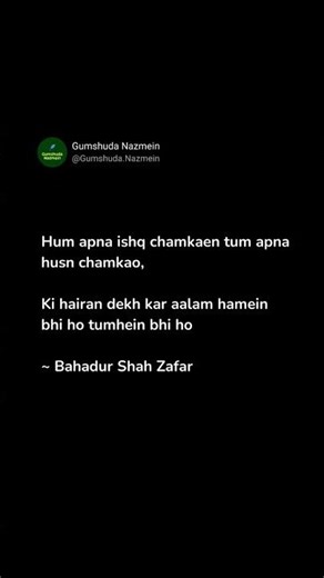 Hum apna ishq chamkaen tum apna husn chamkao